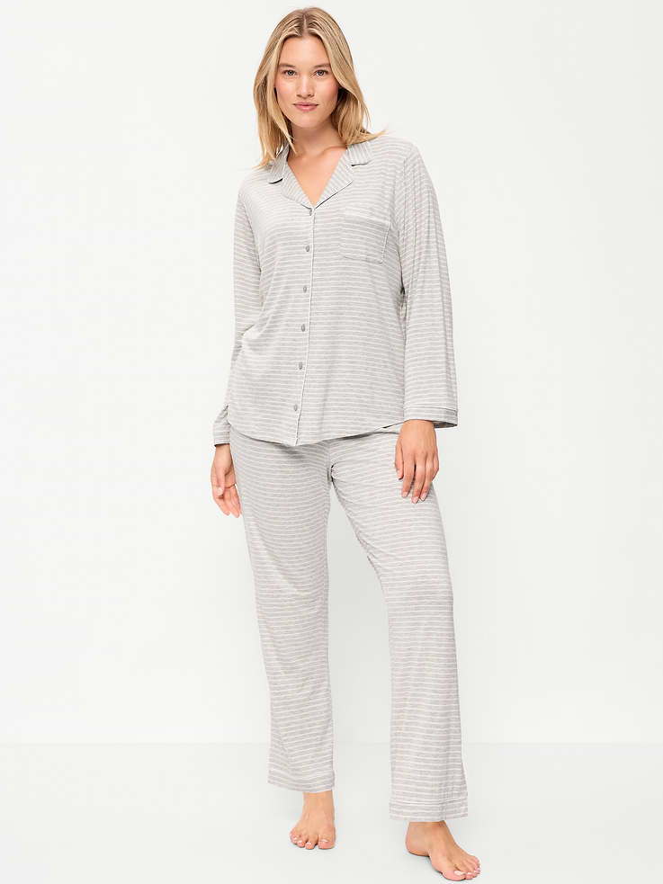 Image number 4 showing, Sunday Sleep Knit Jersey Pant Set