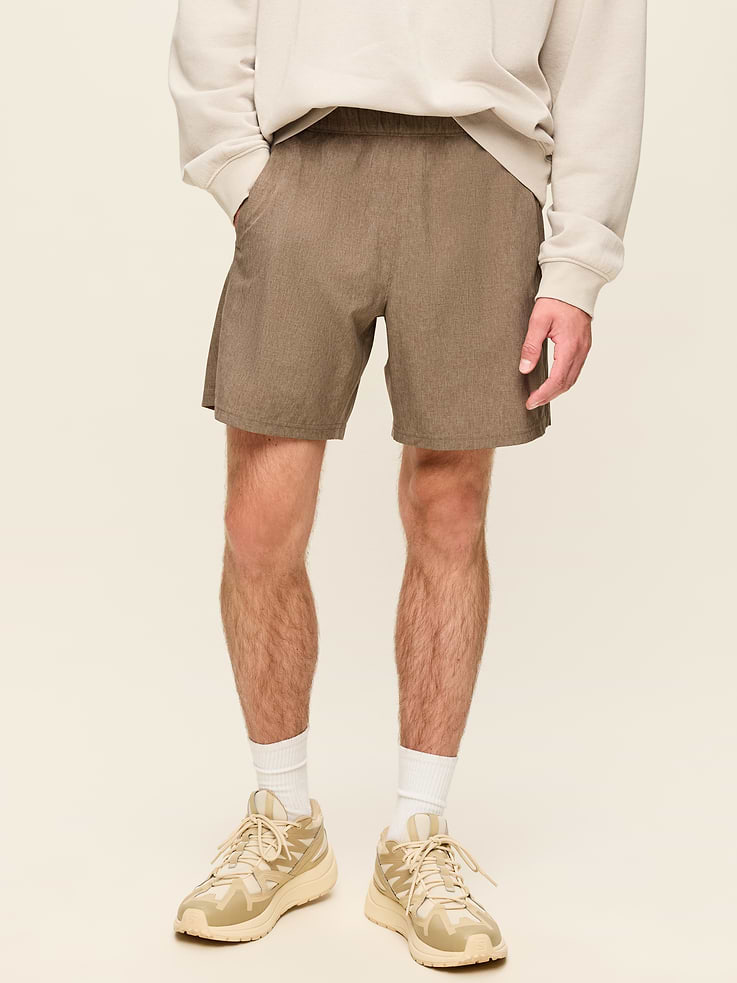 Image number 1 showing, StretchTech Woven Workout Shorts -- 7-inch inseam