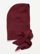 Image 2 of 2, Rib-Knit Tie-Neck Bonnet