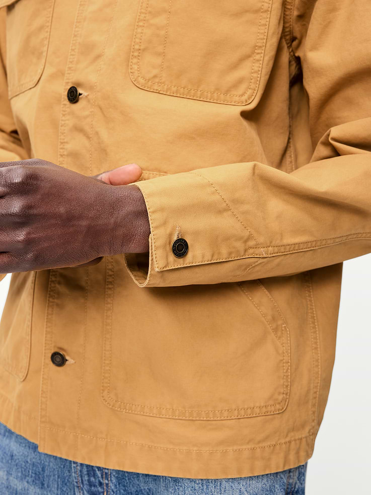 L'image numéro 5 présente Veste de travail ample en toile