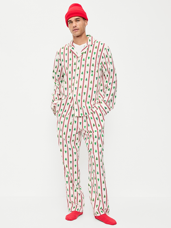 Flannel Pajama Pant Set for Men