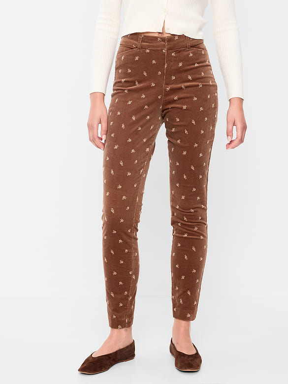 High-Waisted Pixie Skinny Ankle Pants
