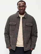 L'image numéro 1 présente Veste-chemise en flanelle à carreaux