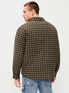 L'image numéro 2 présente Veste-chemise en flanelle à carreaux