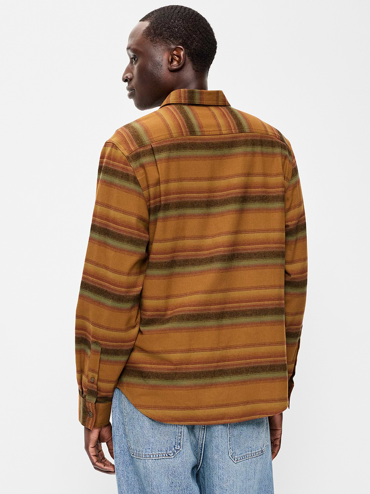 Image number 2 showing, Relaxed Long-Sleeve Flannel Pocket Shirt