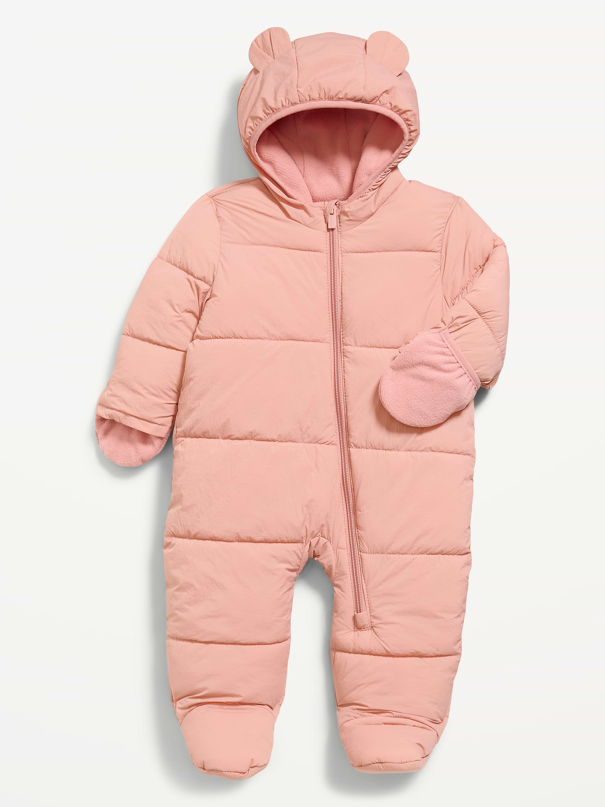 Image number 1 showing, Water-Resistant Unisex Frost Free Puffer Snowsuit for Baby