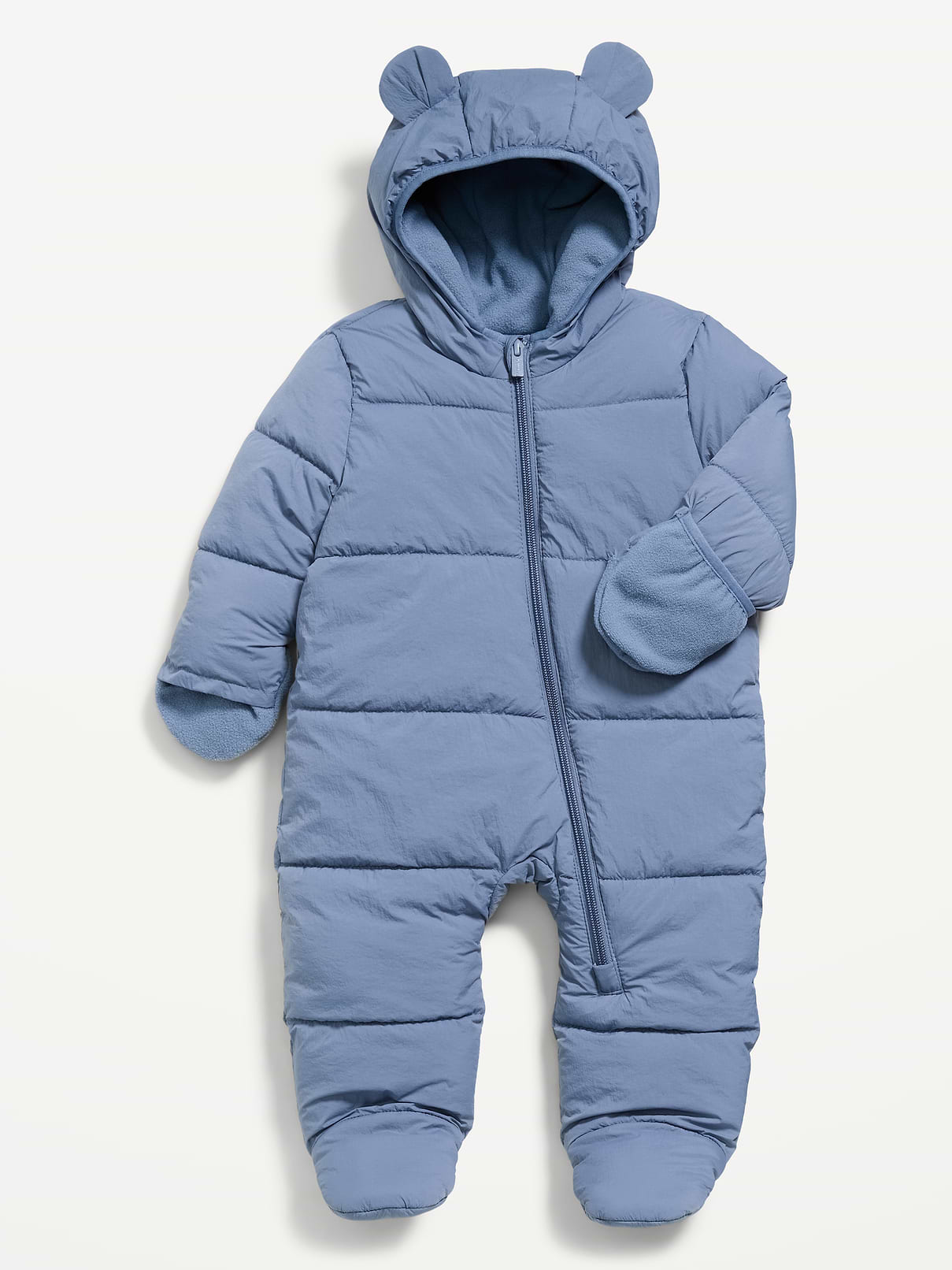 Image number 1 showing, Water-Resistant Unisex Frost Free Puffer Snowsuit for Baby