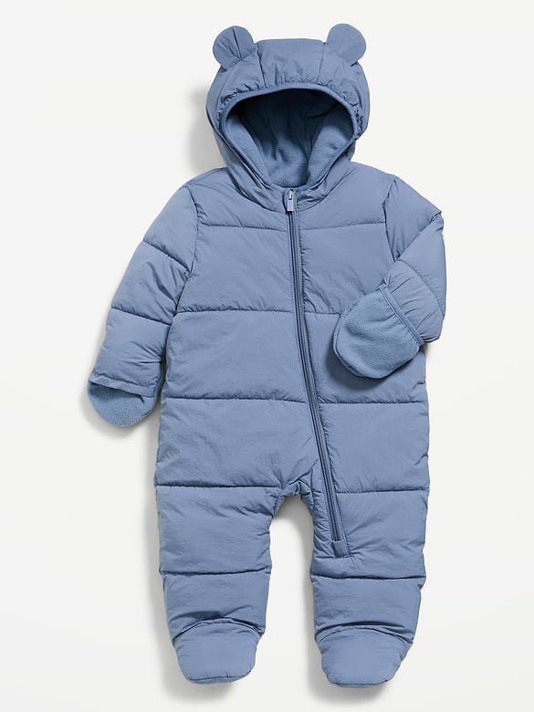 Water-Resistant Unisex Frost Free Puffer Snowsuit for Baby