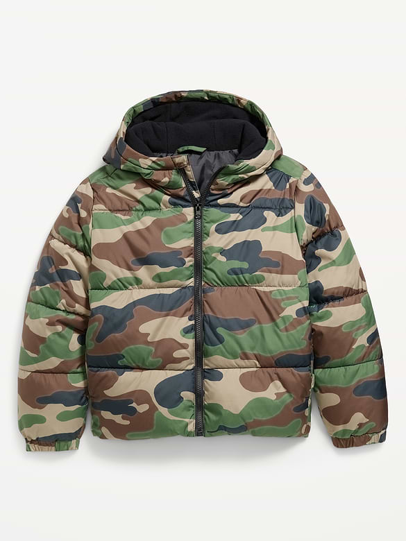 Water-Resistant Puffer Jacket for Boys