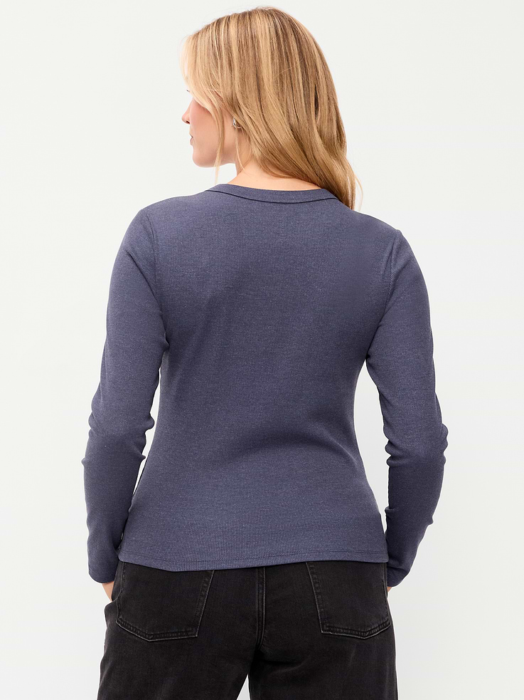 Image number 6 showing, Snug Long-Sleeve Crew-Neck T-Shirt