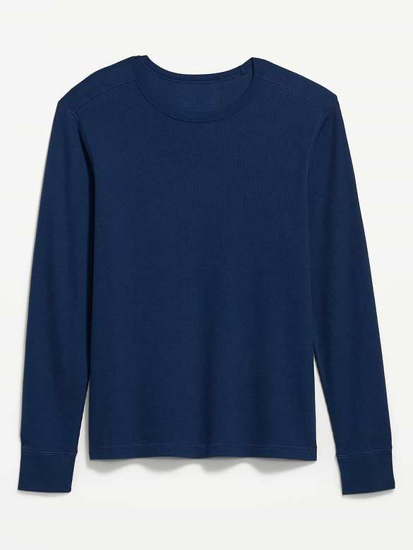 Crew-Neck Waffle T-Shirt