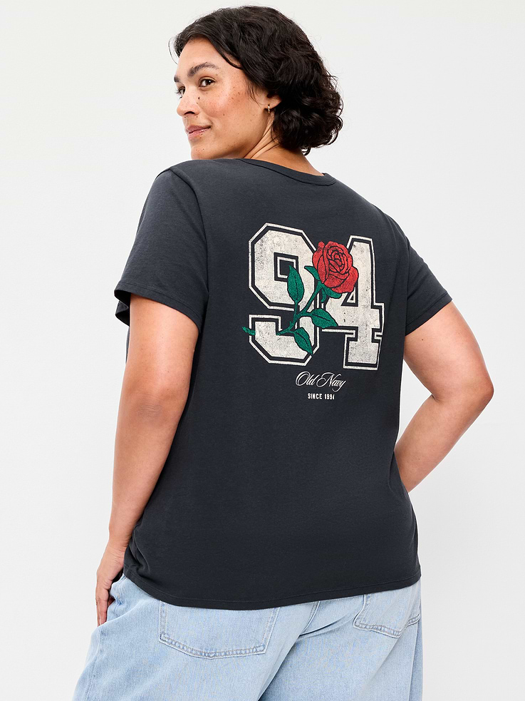 Image number 5 showing, EveryWear Crew-Neck Logo-Graphic T-Shirt