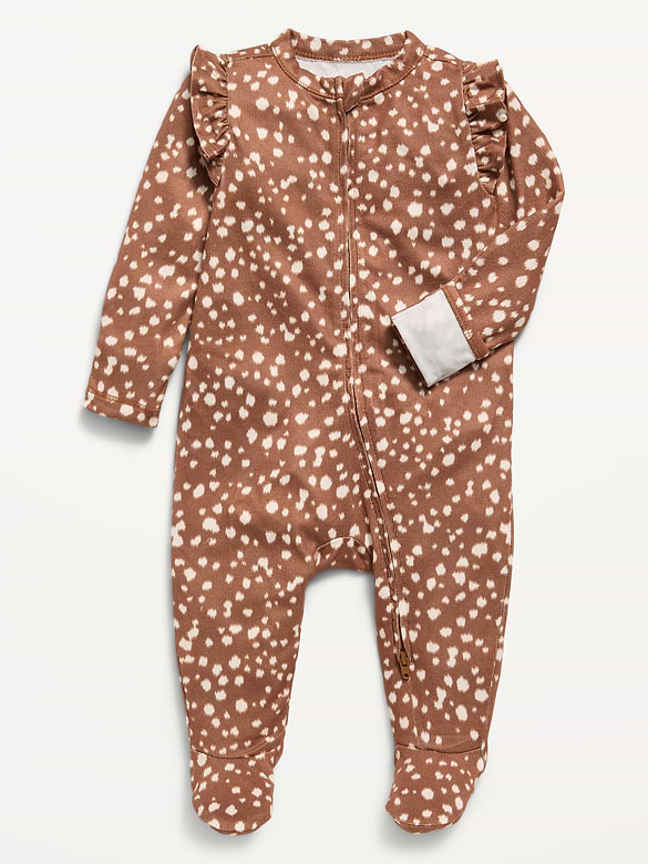 SoftMode 2-Way-Zip Sleep & Play Footed One-Piece for Baby