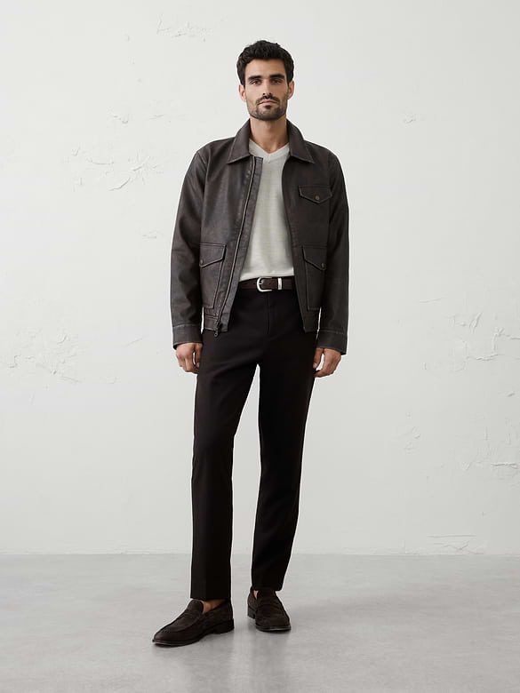 Merino Wool V-Neck Sweater