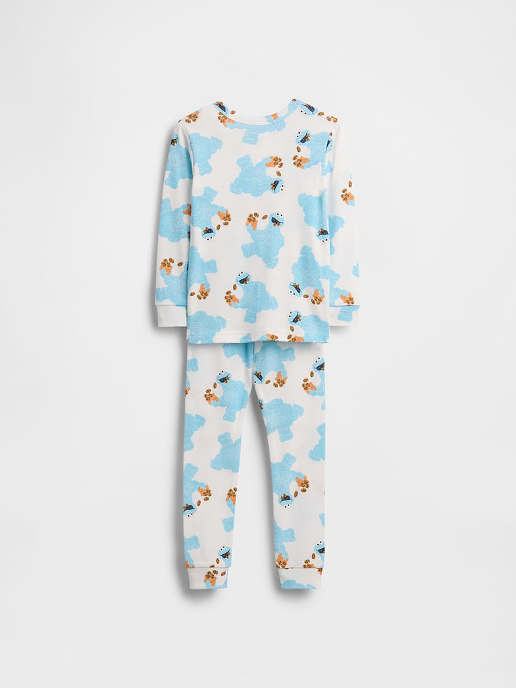 Image 4 de 4, Pyjama en coton biologique brossé Sesame Street pour Bébé et Tout-petit