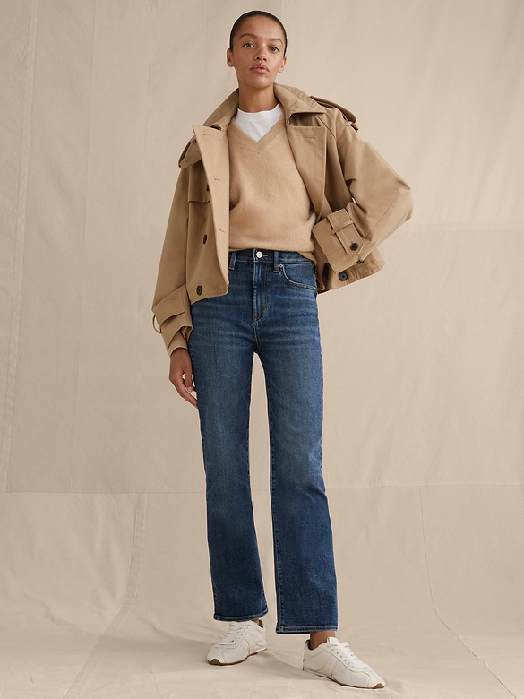 High-Rise Kick-Flare Jean
