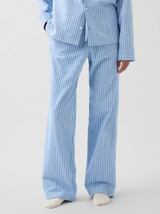 Adult Softest Flannel PJ Pants - Blue stripes by Gap