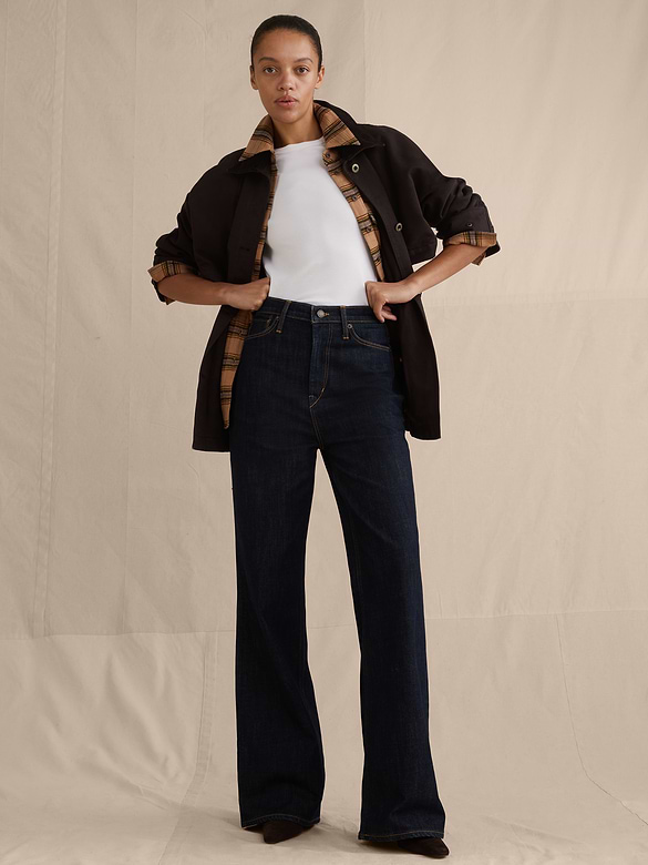 Ultra High-Rise Flare Jean