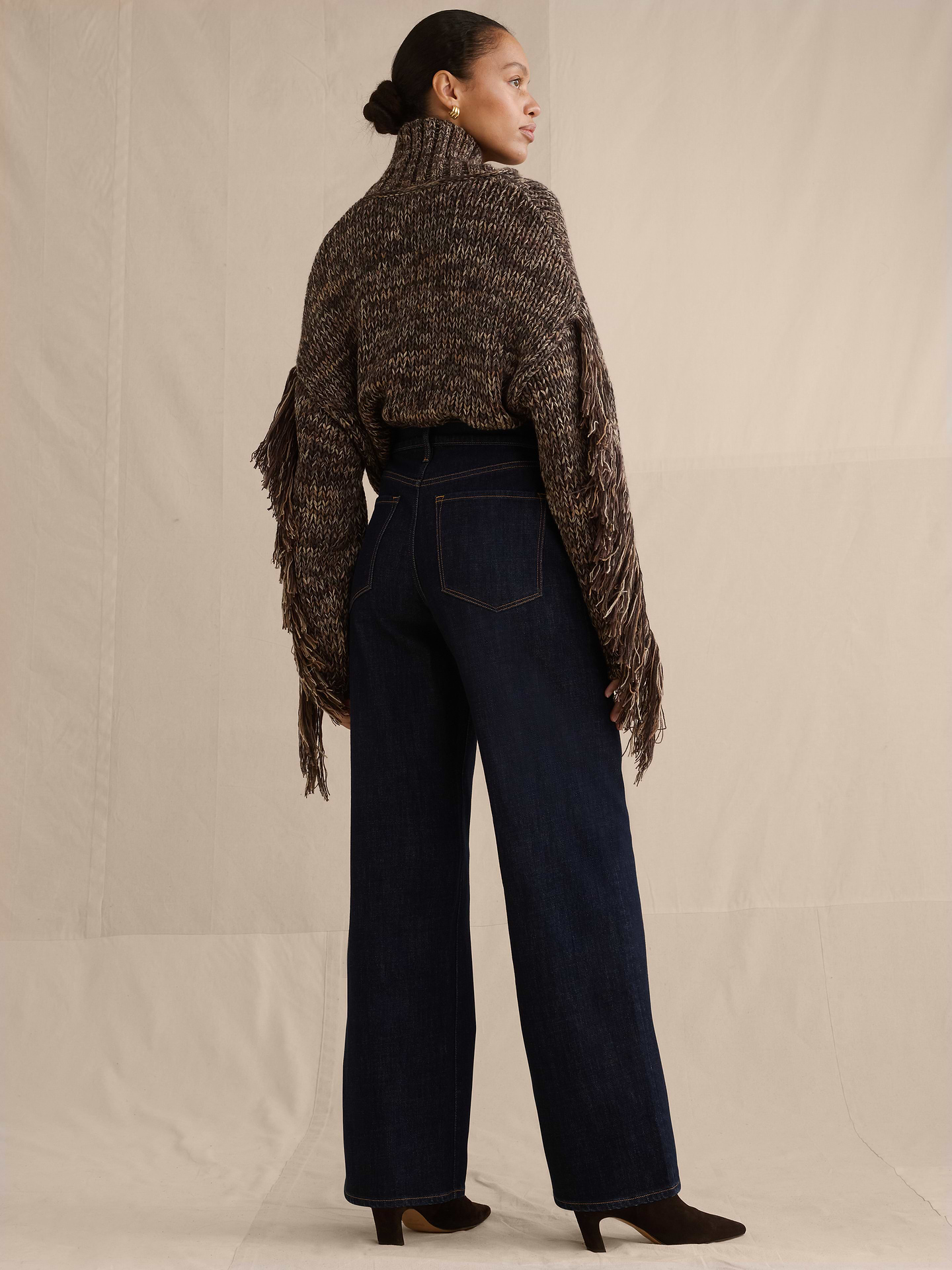 Image number 2 showing, High-Rise Relaxed Wide-Leg Jean