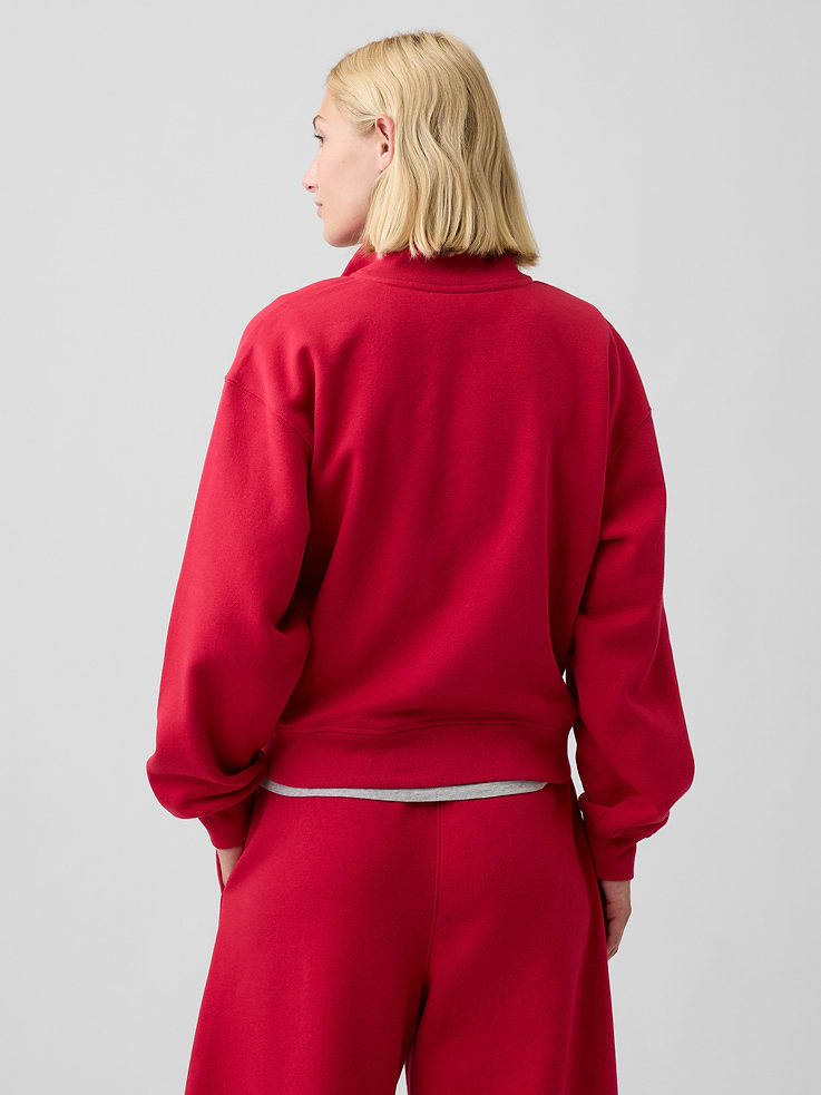 Image number 2 showing, Relaxed Fleece Half-Zip Sweatshirt