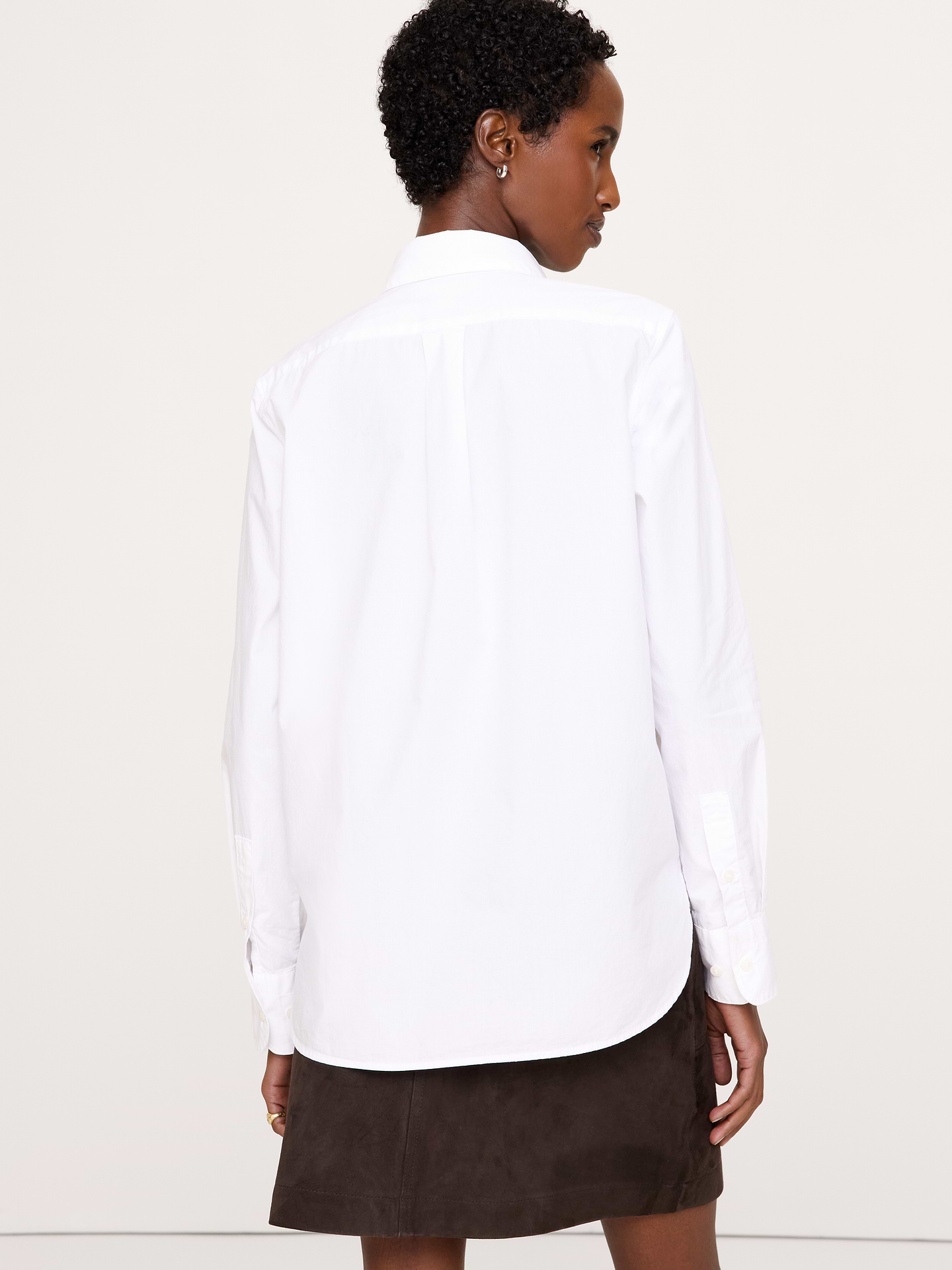 L'image numéro 5 présente La chemise de tous les jours en popeline de coton