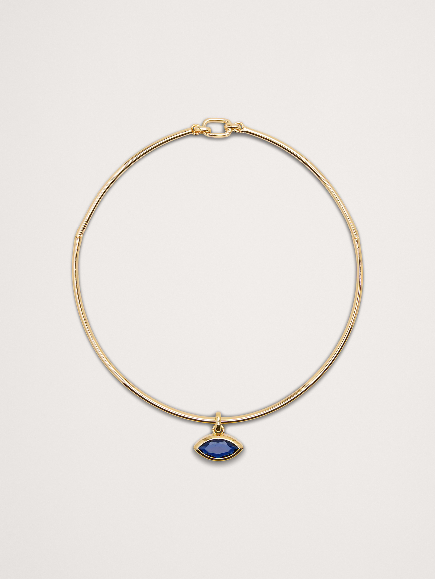Image 1 of 3, The Protection Necklace adds an easy statement to any look. Featuring a citrine eye pendent with just the right amount of movement., Martha Calvo: Miami-based jewelry brand known for bold chains, freshwater pearls, and playful, high-impact pieces made by hand. Designed to be mixed, matched, and enjoyed., Clasp closure., Made in the USA., Product #1184004