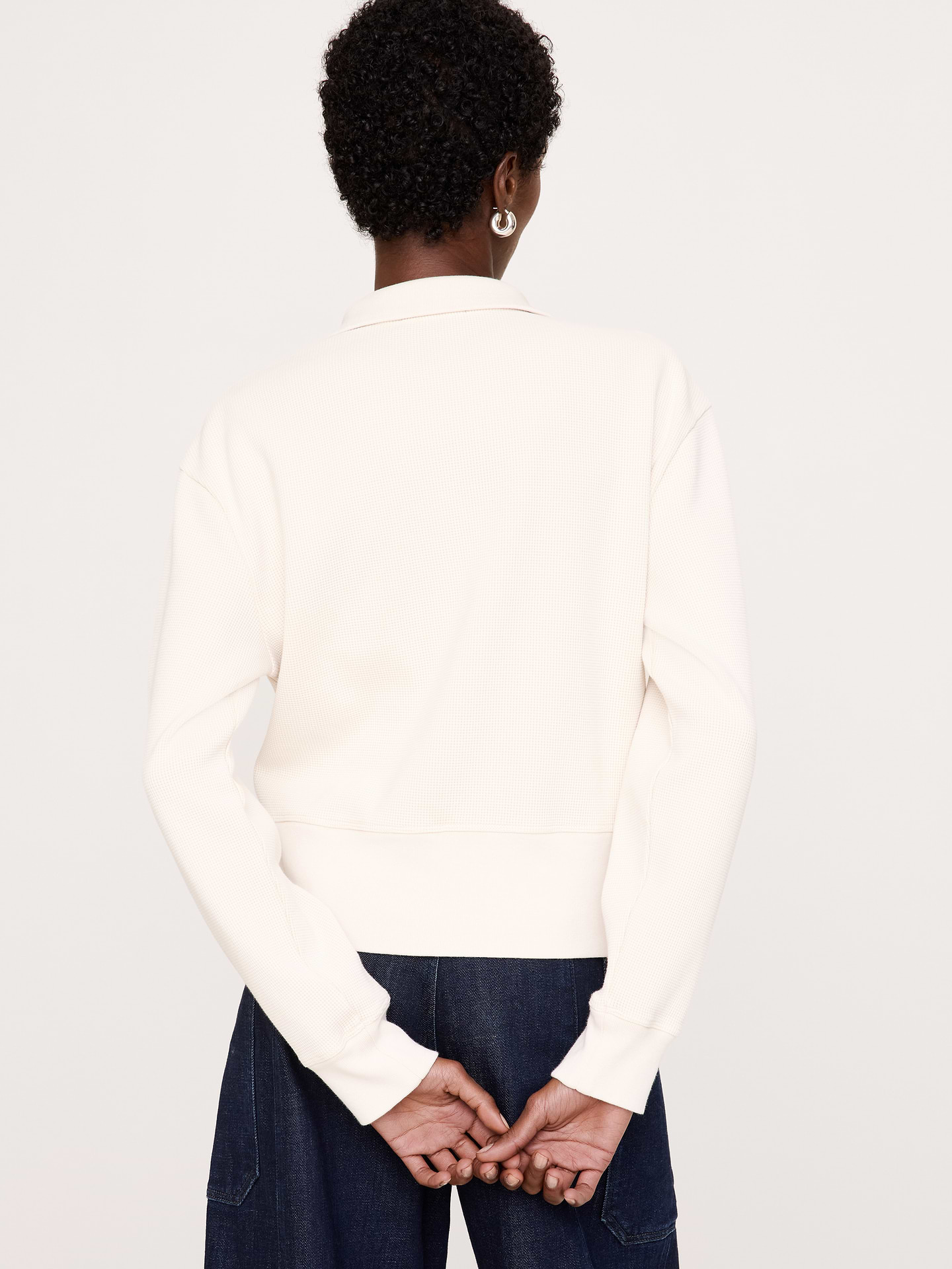 Image 2 de 4, Cardigan en tricot de coton gaufré