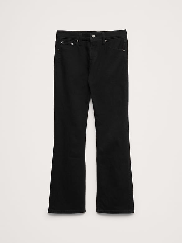 Low-Rise Kick-Straight Jean