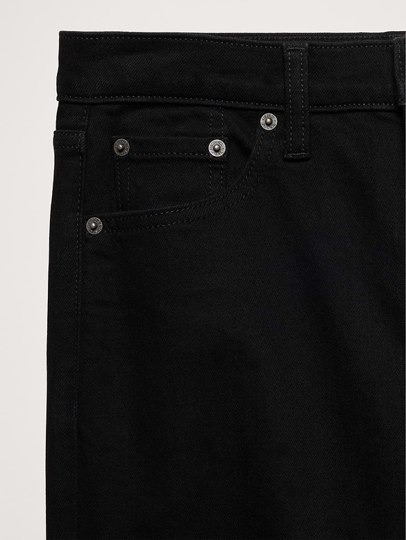 Low-Rise Kick-Straight Jean