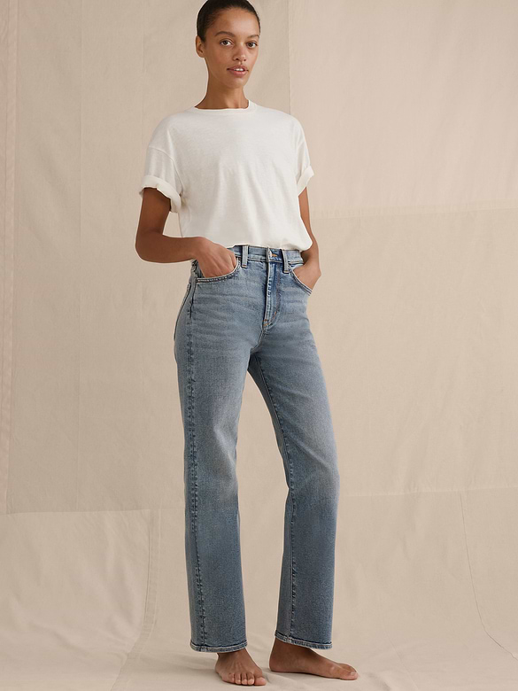 High-Rise Kick-Flare Jean