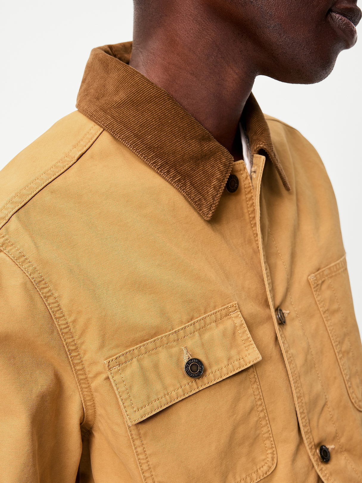 Loose Canvas Workwear Jacket | Old Navy