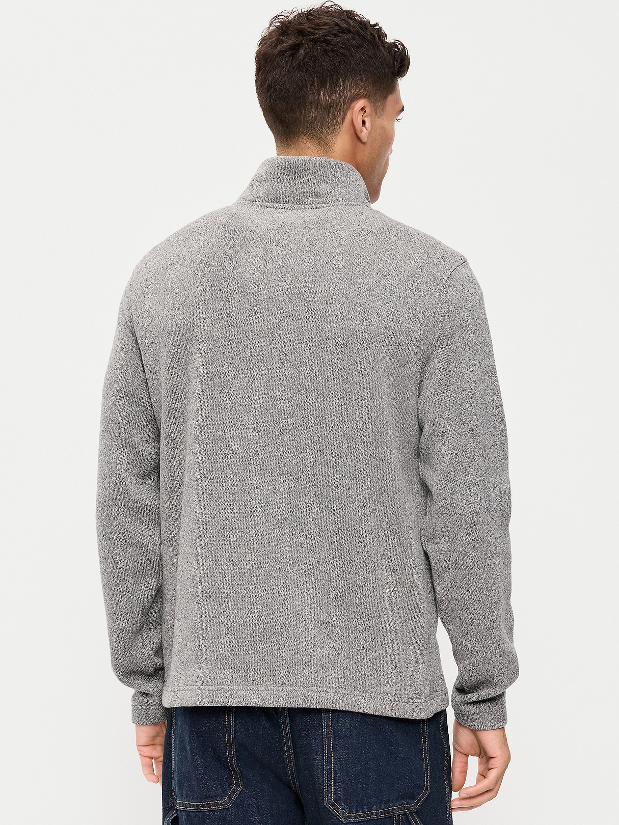 Sweater Fleece Quarter-Zip | Old Navy