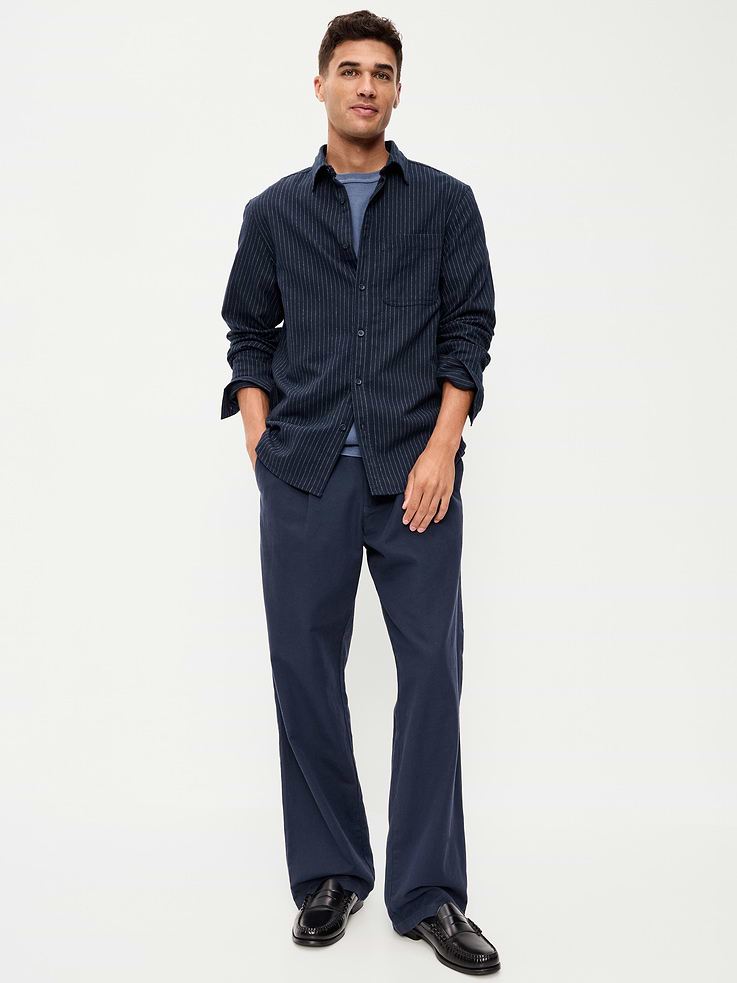 Image number 3 showing, Relaxed Long-Sleeve Flannel Pocket Shirt