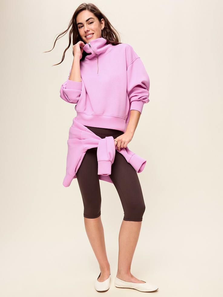 Image number 3 showing, Bounce Fleece Half-Zip Pullover Sweatshirt