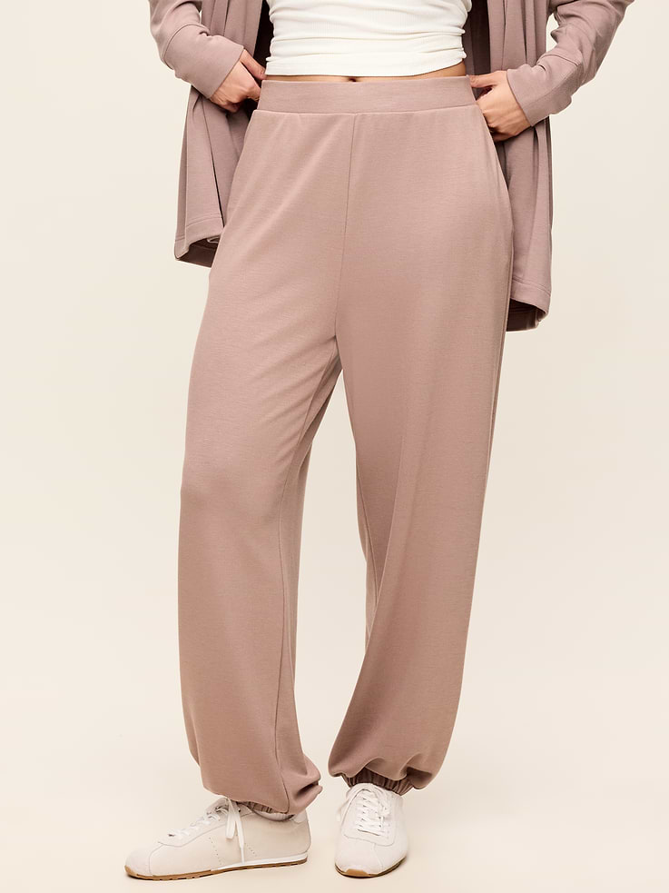 L'image numéro 6 présente Pantalon de jogging surdimensionné bouffant en molleton cocooning