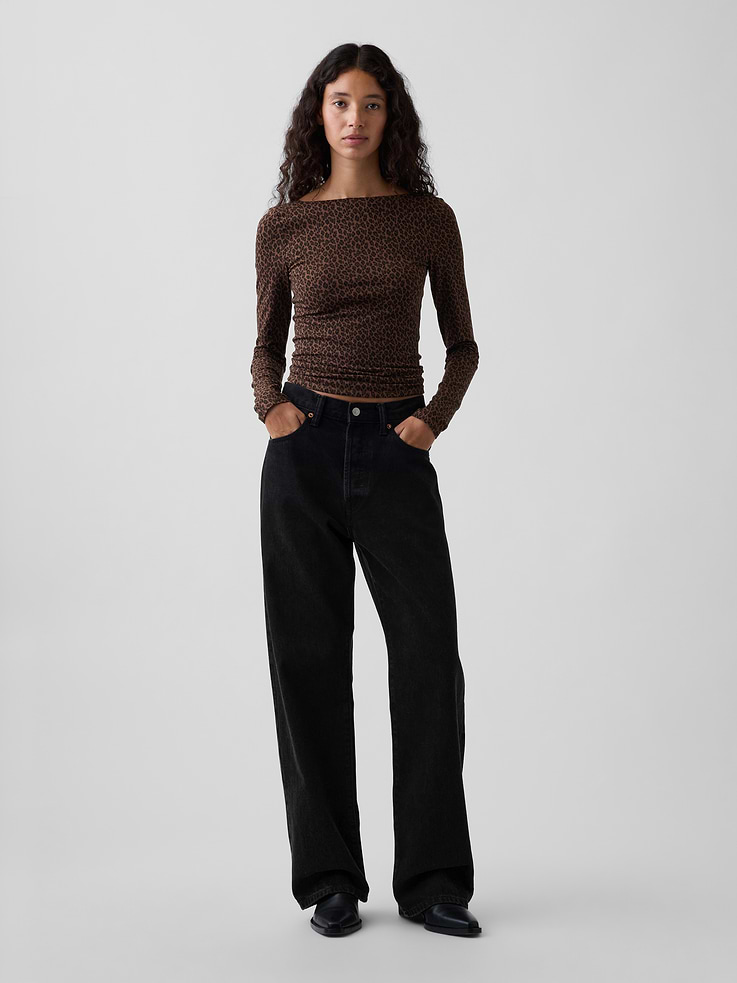 Image number 2 showing, CloseKnit Jersey Scoop-Back T-Shirt