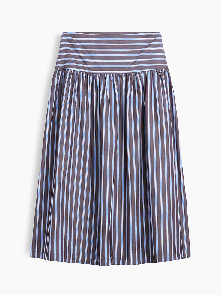 Image number 7 showing, Poplin Drop-Waist Maxi Skirt