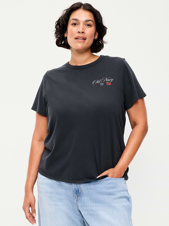 EveryWear Crew-Neck Logo-Graphic T-Shirt