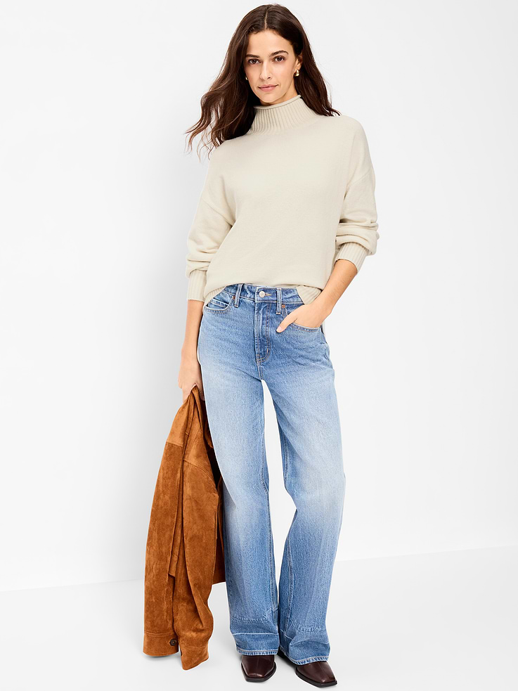 Image 3 of 5, SoSoft Turtleneck Sweater