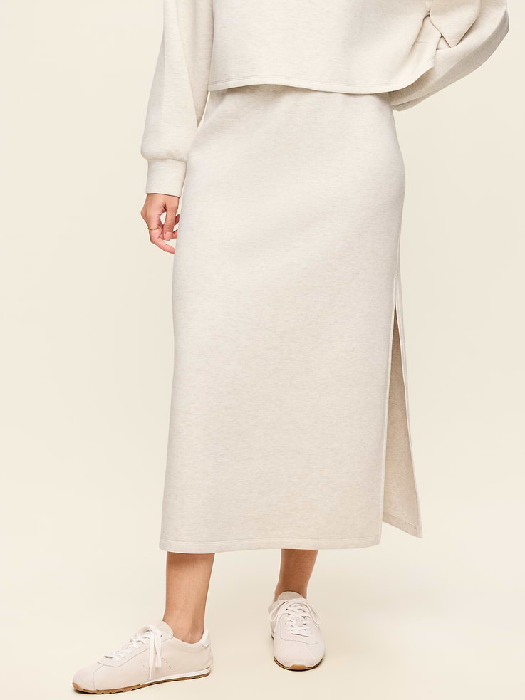 Image number 5 showing, High-Waisted Bounce Fleece Maxi Skirt