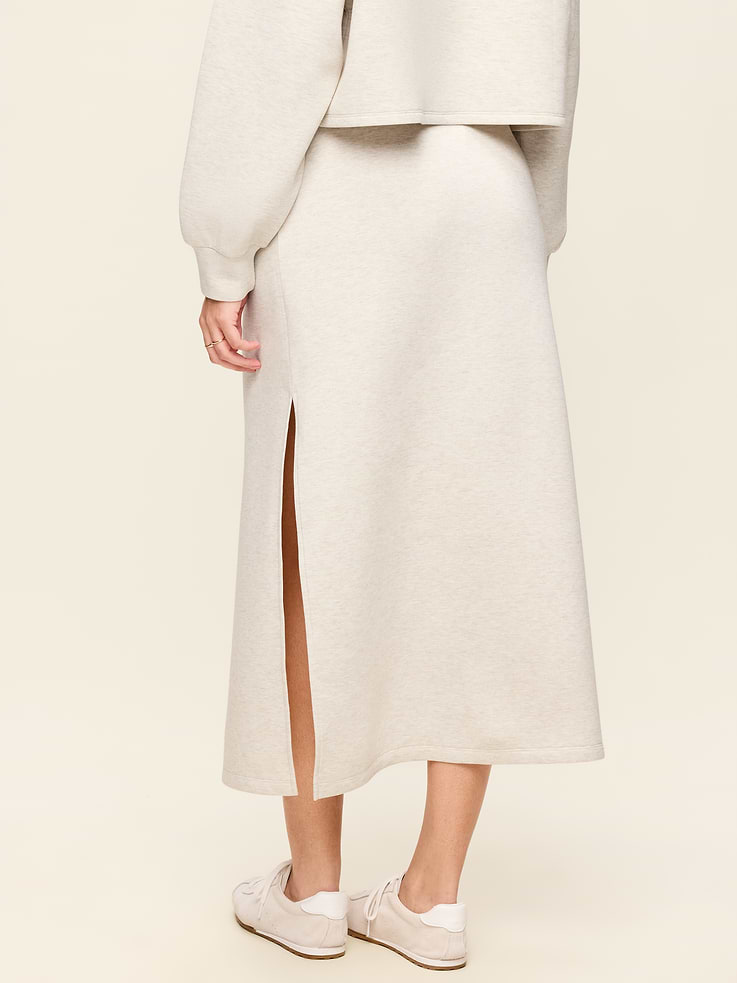 Image number 6 showing, High-Waisted Bounce Fleece Maxi Skirt