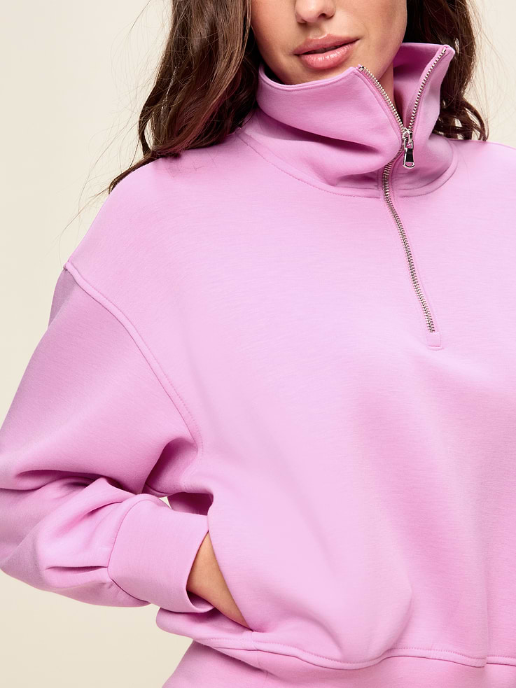 Image number 1 showing, Bounce Fleece Half-Zip Pullover Sweatshirt