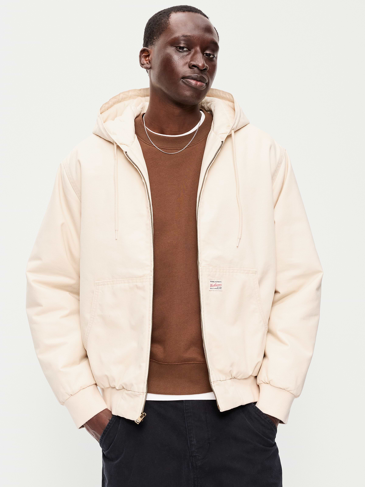 Oversized Canvas Hoodie
