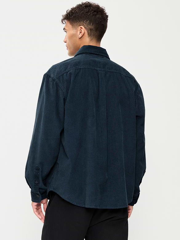 Loose Fit Long-Sleeve Corduroy Shirt