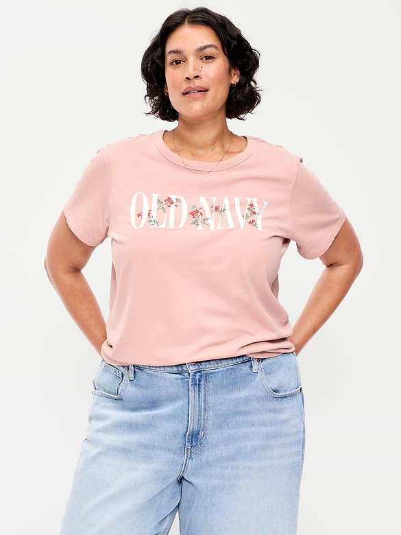 EveryWear Crew-Neck Logo-Graphic T-Shirt