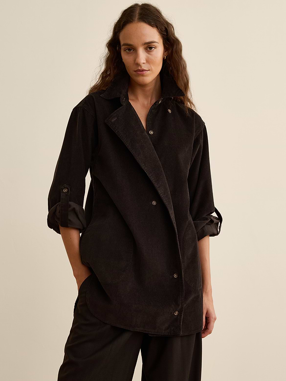 Banana Republic x La Ligne | The Cotton Corduroy Shirt