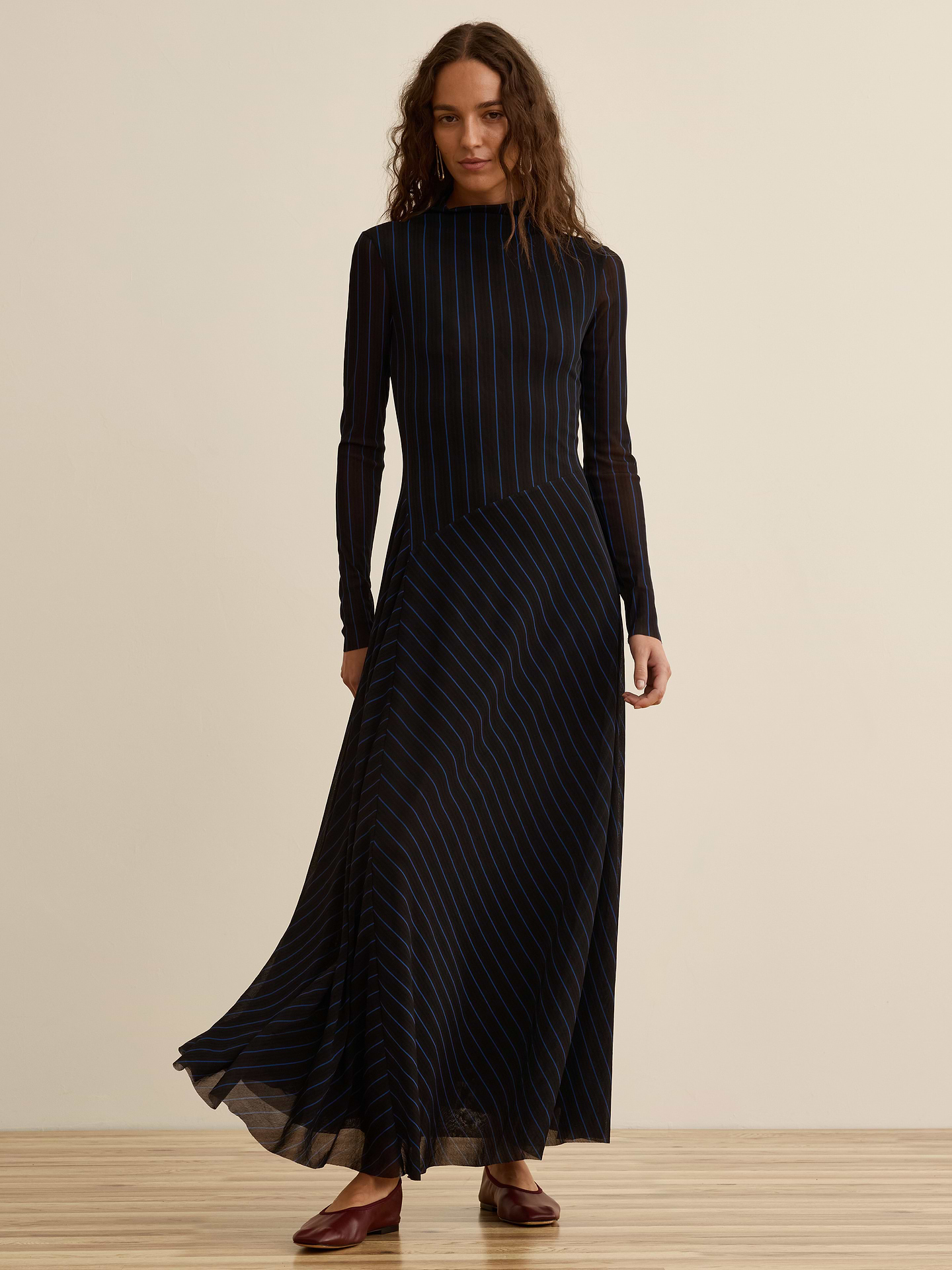 Image number 1 showing, Banana Republic x La Ligne | The Mesh Maxi Dress