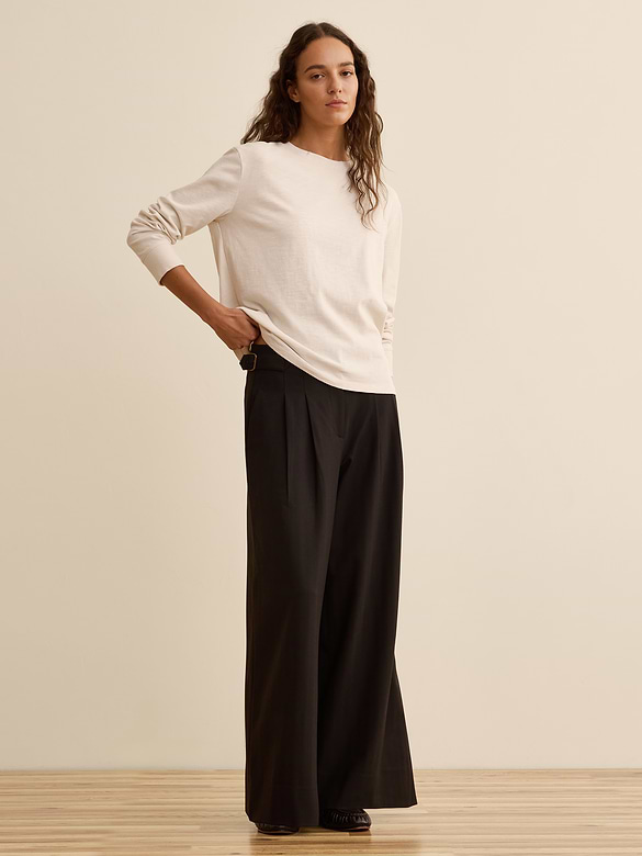 Banana Republic x La Ligne The Relaxed Cotton Crew-Neck T-Shirt