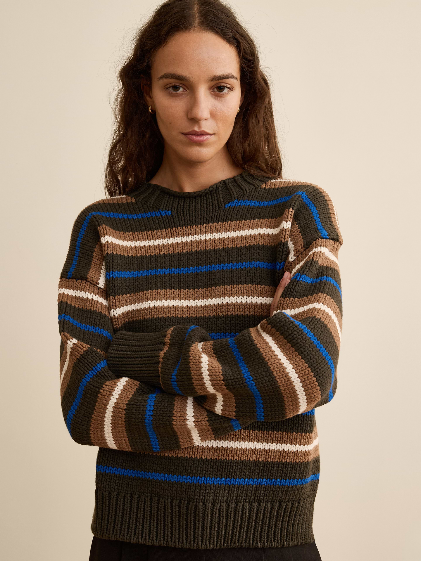 Image number 8 showing, Banana Republic x La Ligne | The Cotton Crew-Neck Sweater