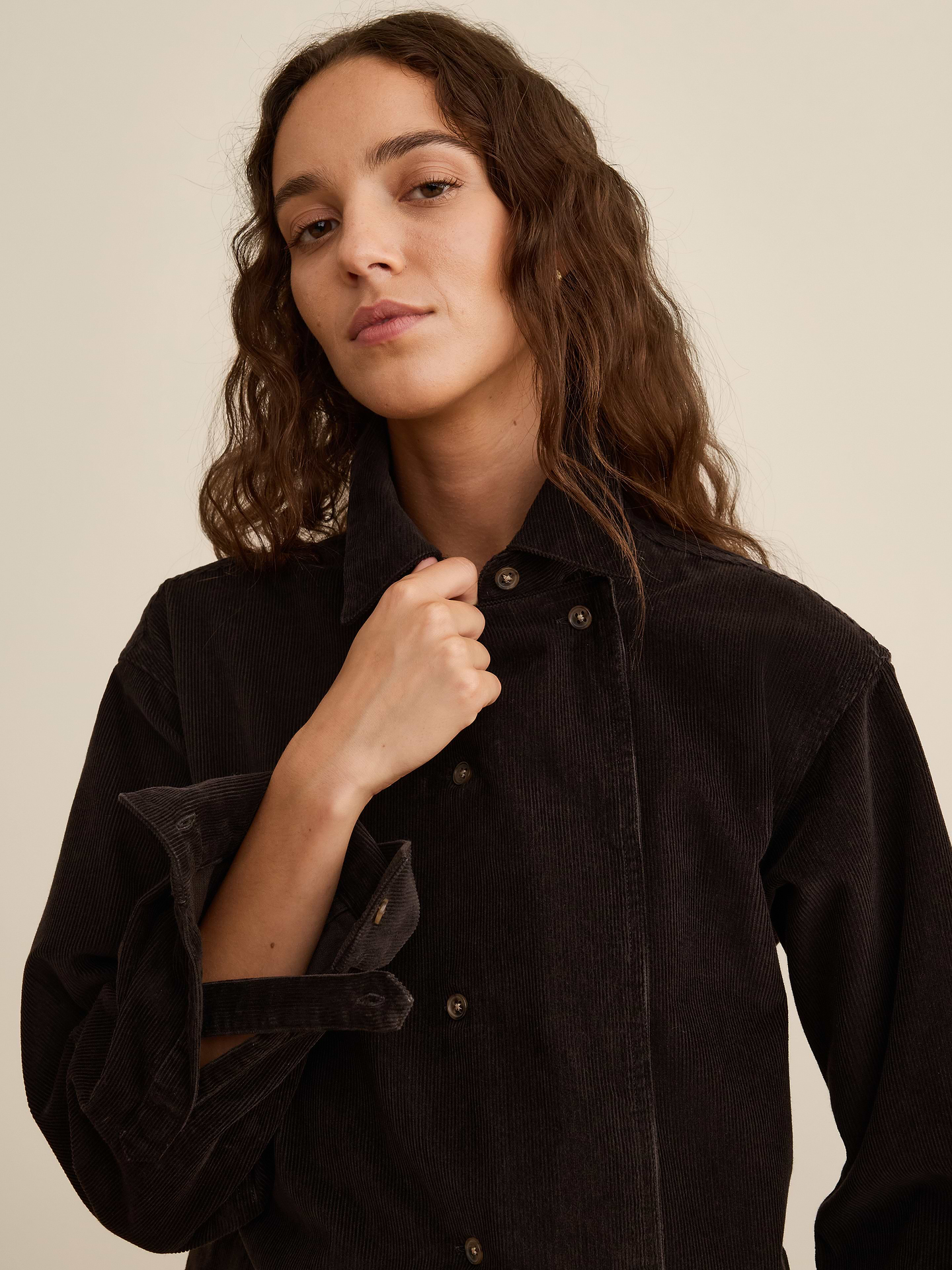 Image number 3 showing, Banana Republic x La Ligne | The Cotton Corduroy Shirt